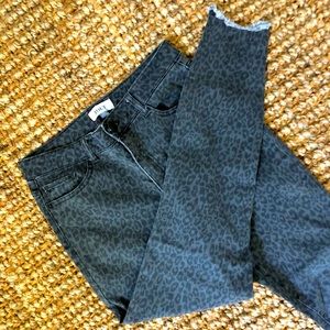 Jolt animal print jeans, size 3/26